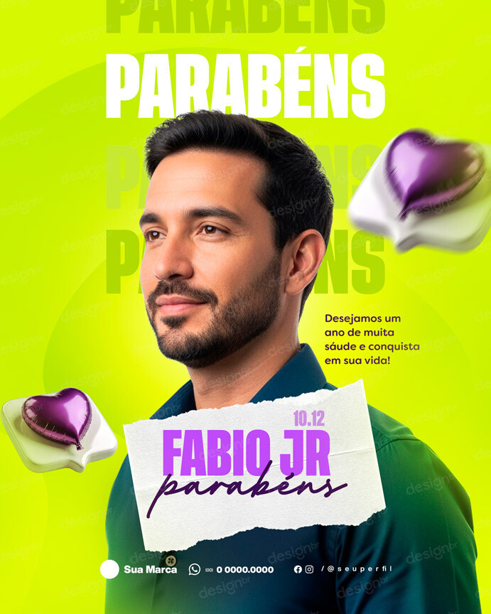 Feliz Aniversário Parabéns Funcionário Social Media PSD Editável Feliz Aniversário Parabéns Funcionário Social Media PSD Editável - Social Media - Aniversário Funcionário; Aniversário; Pa...