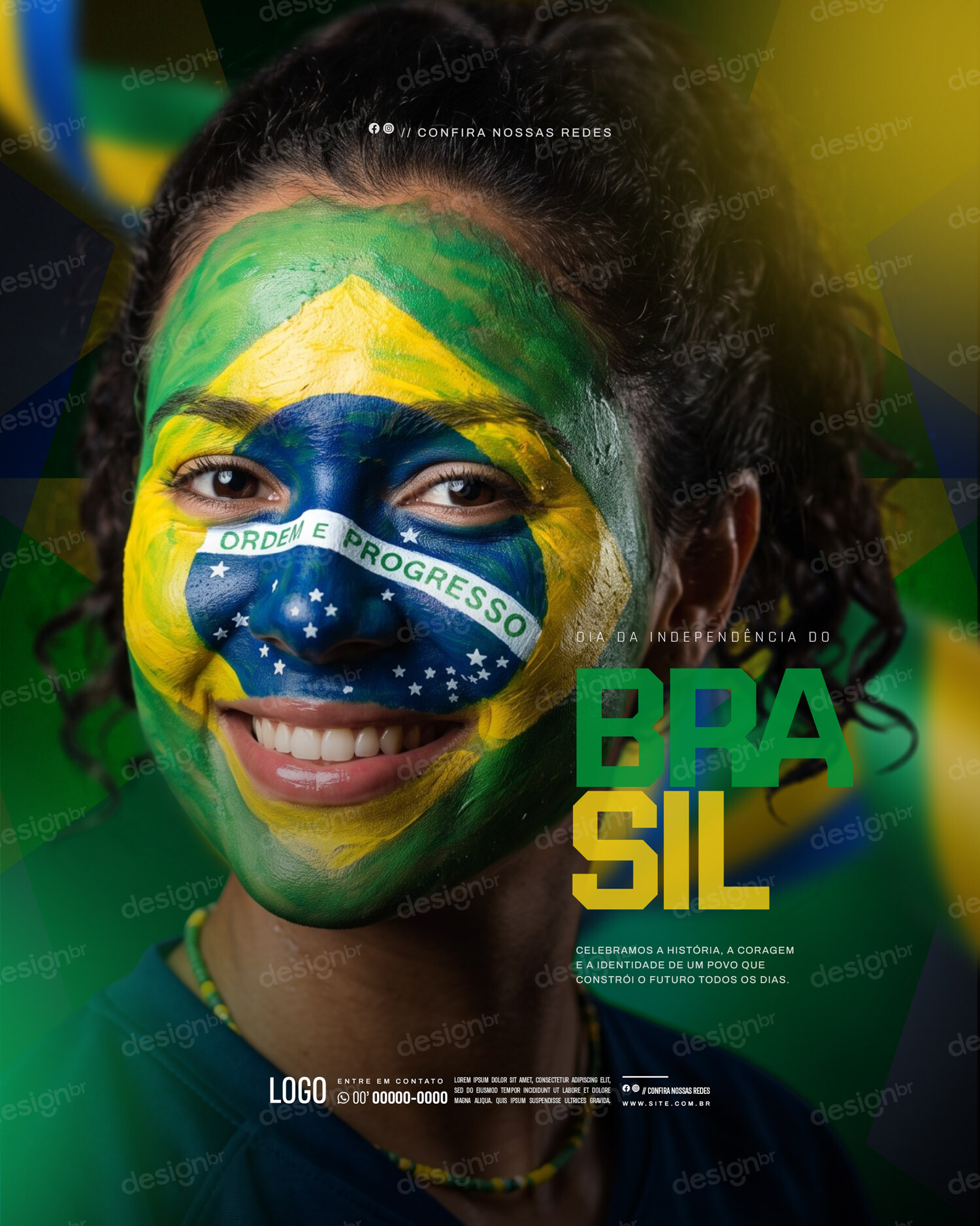 Dia da Independência do Brasil 07 de Setembro Social Media PSD Editável Dia da Independência do Brasil 07 de Setembro Social Media PSD Editável - Social Media - Dia Independência; 7 Setembro; In...