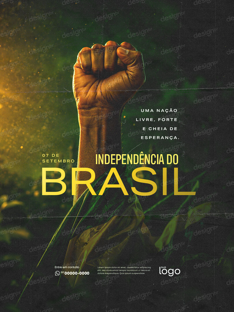 Dia da Independência do Brasil 07 de Setembro Social Media PSD Editável Dia da Independência do Brasil 07 de Setembro Social Media PSD Editável - Social Media - Dia Independência; 7 Setembro; In...